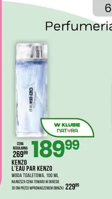 Woda toaletowa Kenzo L'Eau Par Kenzo promocja w Drogerie Natura