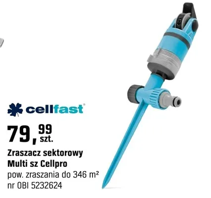 Zraszacz sektorowy Multi sz Cellpro pow. zraszania do 346 m² promocja w OBI