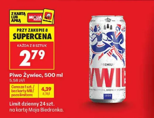 Piwo Żywiec promocja w Biedronka