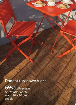 Podest tarasowy 4 szt. promocja w Castorama