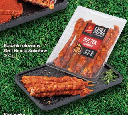 Boczek rolowany Sokołów Grill House promocja w Delikatesy Centrum