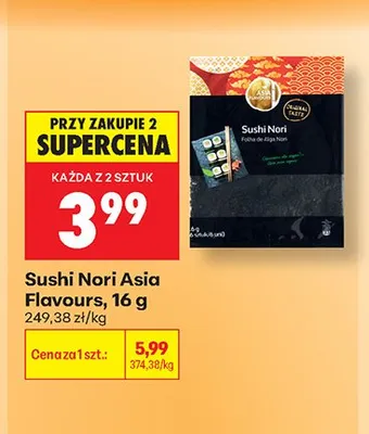 Sushi Nori Asia Flavours promocja w Biedronka