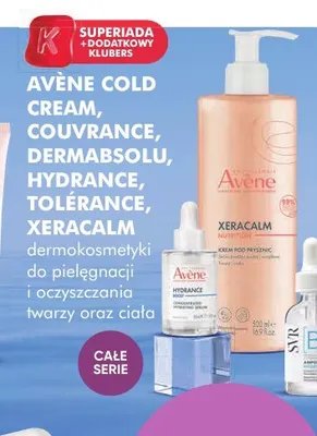 Dermokosmetyki do pielęgnacji i oczyszczania twarzy oraz ciała Avène promocja w Super-Pharm