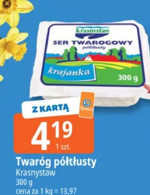 Twaróg półtłusty promocja w Leclerc