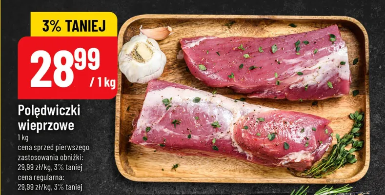 Polędwiczki wieprzowe promocja w POLOmarket