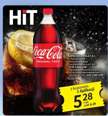 Napój Coca-Cola Original Taste promocja w Selgros