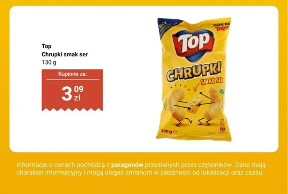 Chrupki smak ser promocja w Biedronka