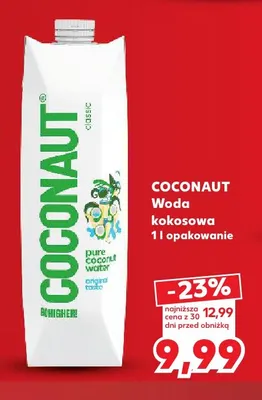 Woda kokosowa Coconaut promocja w Kaufland