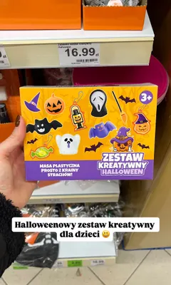 Zestaw kreatywny Halloween masa plastyczna promocja w Dino