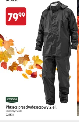 Płaszcz przeciwdeszczowy 2 el. Kayoba Outdoor promocja w Jula