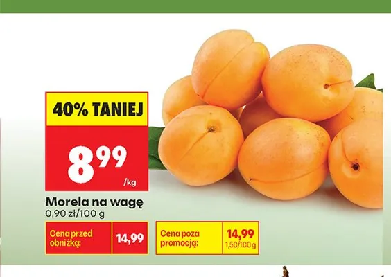 Morela na wagę promocja w Biedronka