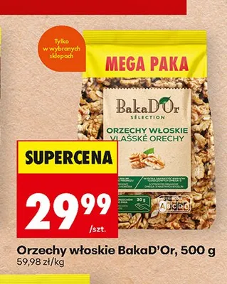 Orzechy włoskie BakaD'Or promocja w Biedronka