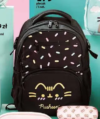Plecak Pusheen czarny w posypkę promocja w Empik