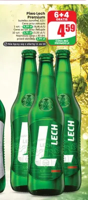 Piwo Lech Premium promocja w Dino