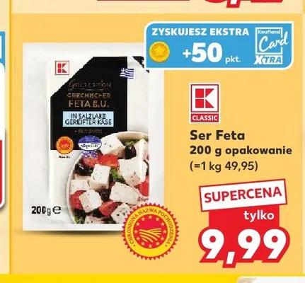 Ser Feta K-Classic promocja w Kaufland