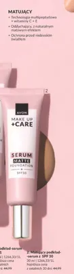 Matujący podkład-serum z SPF 30 promocja w AVON