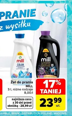 Żel do prania Mill Color promocja w Carrefour
