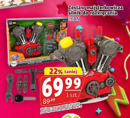 Zestaw majsterkowicza silnik do rozkręcania LEAN promocja w Prim Market