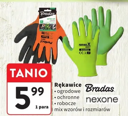 Rękawice ogrodowe promocja w Intermarche