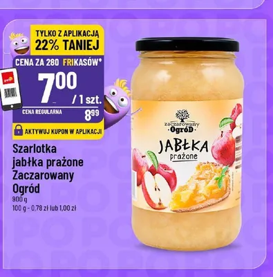 Szarlotka jabłka prażone Zaczarowany Ogród promocja w POLOmarket