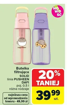 Butelka filtrująca wodę promocja w Carrefour