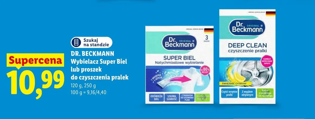 Wybielacz Super Biel Dr. Beckmann promocja w Lidl