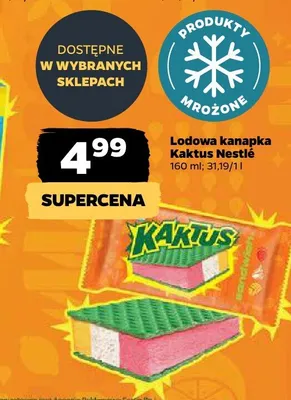 Lodowa kanapka Kaktus Nestlé promocja w Netto