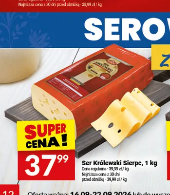 Ser Królewski Sierpc promocja w Twój Market