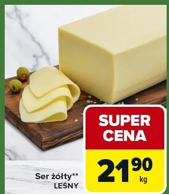 Ser żółty leśny promocja w Carrefour Express