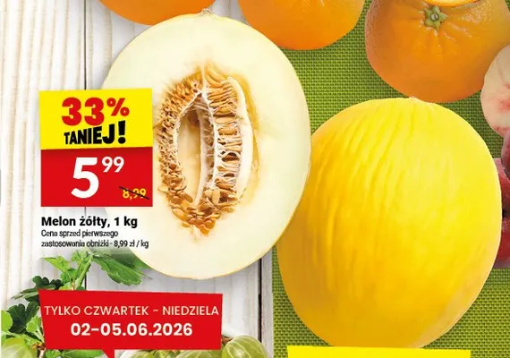 Melon żółty promocja w Twój Market