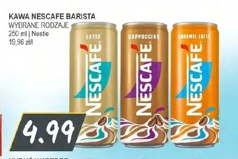 Kawa Nescafe Barista Latte promocja w Słoneczko