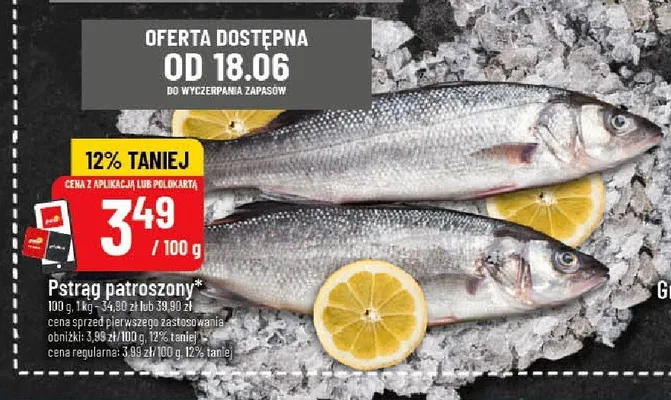 Pstrąg patroszony promocja w POLOmarket