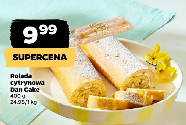 Rolada cytrynowa Dan Cake promocja w Netto