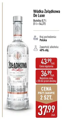 Wódka żołądkowa promocja w Aldi