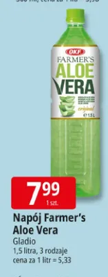Napój Farmer's Aloe Vera original promocja w Leclerc