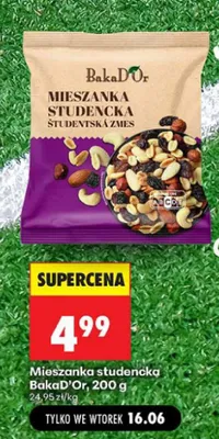 Mieszanka studencka Bakalland promocja w Biedronka
