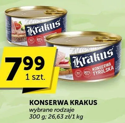 Konserwa Krakus promocja w Euro Sklep