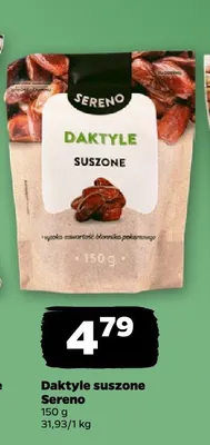 Daktyle suszone Sereno promocja w Netto