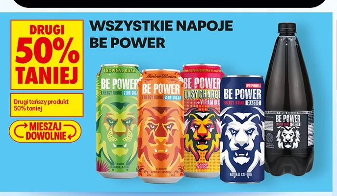 Napój energetyczny Be Power Easy Charge promocja w Biedronka