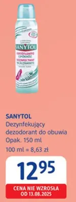 Dezynfekujący dezodorant do obuwia promocja w Drogerie DM