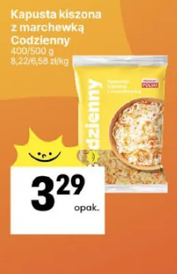 Kapusta kiszona z marchewką promocja w Delikatesy Centrum