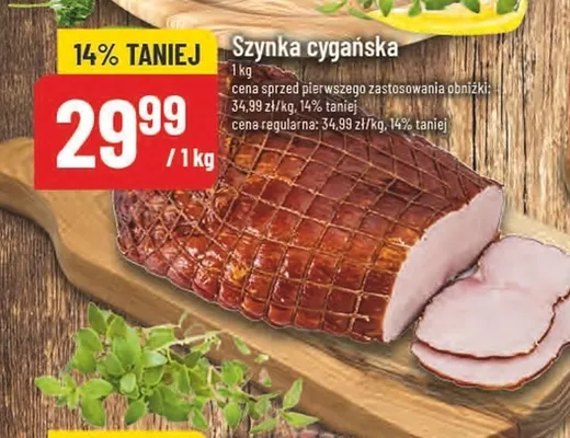 Szynka cygańska promocja w POLOmarket