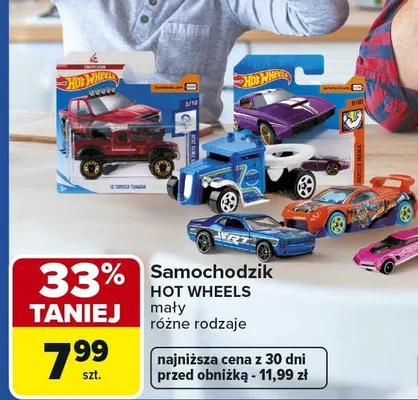Samochodzik mały różne rodzaje promocja w Carrefour