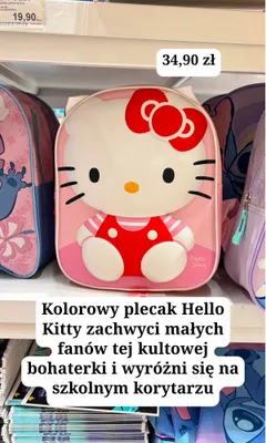Plecak Hello Kitty promocja w MR. DIY