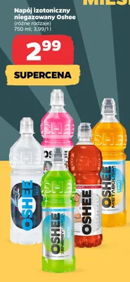 Napój izotoniczny niegazowany Oshee Iga Team promocja w Netto