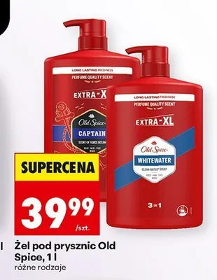 Żel pod prysznic Old Spice Captain promocja w Biedronka