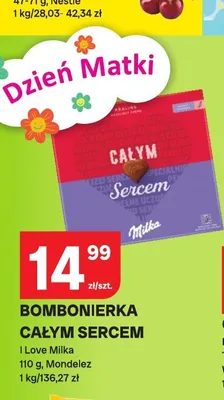 Bombonierka Całym Sercem I Love Milka promocja w Chorten
