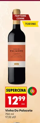 Wino czerwone Vinha Do Palacete promocja w Biedronka