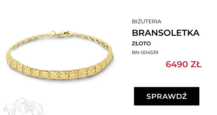 Bransoletka Briju złoto BN-004539