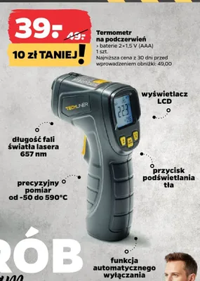 Termometr na podczerwień promocja w Netto